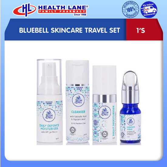 BLUEBELL SKINCARE TRAVEL SET